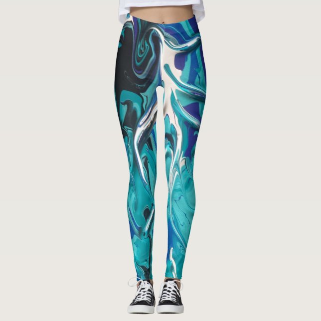 Mercurial Pour Blue Leggings (Framsida)
