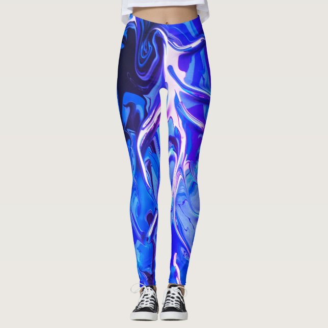 Mercurial Pour Blue Miami Leggings (Framsida)