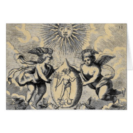 Mercurius Egg Alchemy Note-kort Hälsningskort