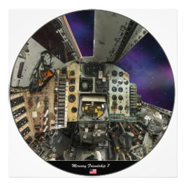 Mercury 7, Cockpit view Fototryck