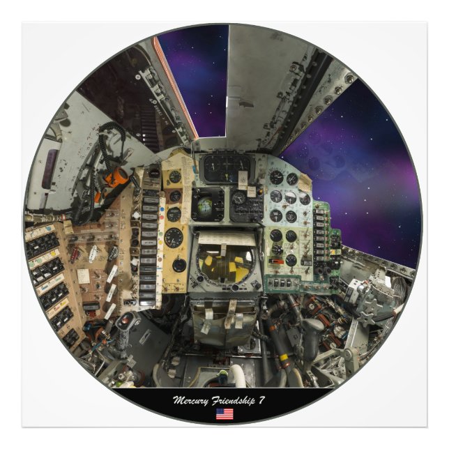 Mercury 7, Cockpit view Fototryck (Framsidan)