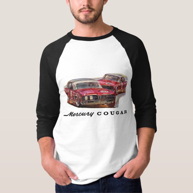 Mercury Cougar Tävla Shirt T (Framsida)