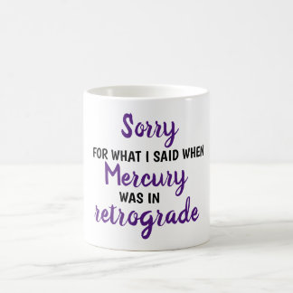 Mercury i Retrograde kaffemugg