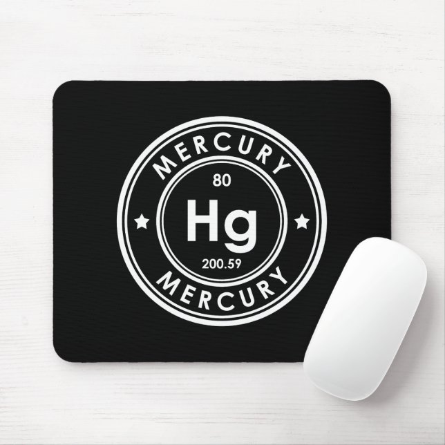 Mercury Inslag Black Mouse Pad Musmatta (Med mus)