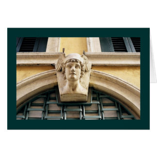 Mercury på dörren hälsningskort