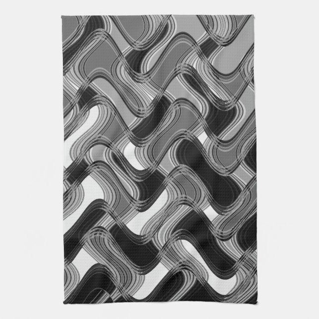 Mercury- & sobelkökshandduk av konstnären C.L. Kökshandduk (Vertikal)