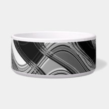 Mercury & svart keramisk älsklings- bunke av C.L.