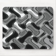 Mercury & svart Mousepad av konstnären C.L. Bryna