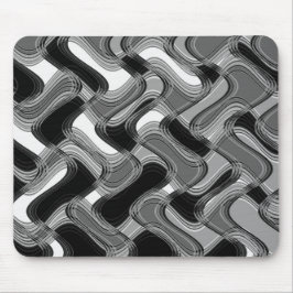 Mercury & svart Mousepad av konstnären C.L. Bryna Musmatta