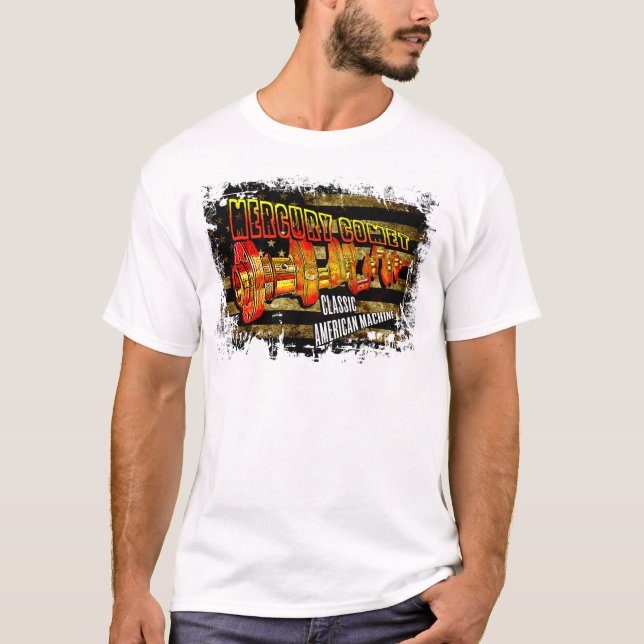 Mercurykomet - varm Crankshaftklassiker T Shirt (Framsida)