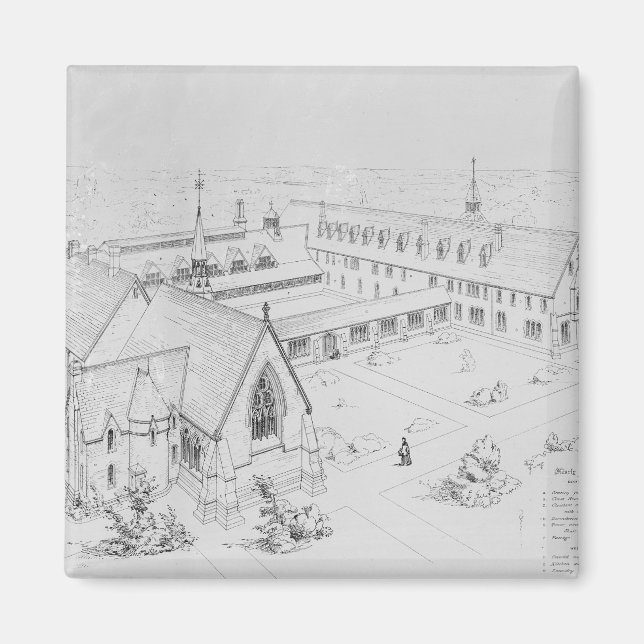 Mercy House, Clewer Magnet (Framsidan)