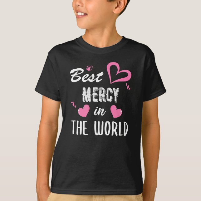 Mercy Namn, världens bästa barmhärtighet T Shirt (Framsida)