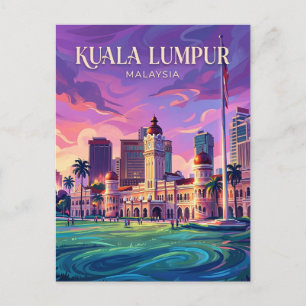 Merdeka Square Malaysia Vykort
