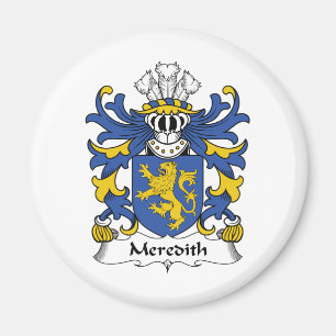 Meredith familjvapensköld magnet