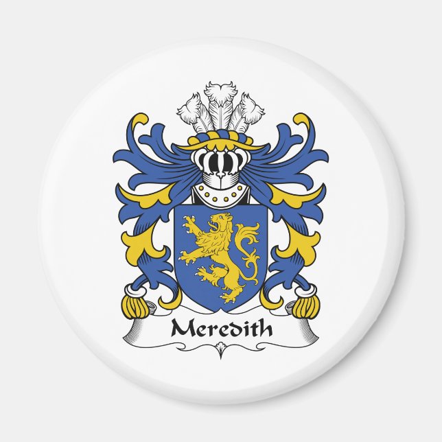 Meredith Family Crest Magnet (Framsidan)