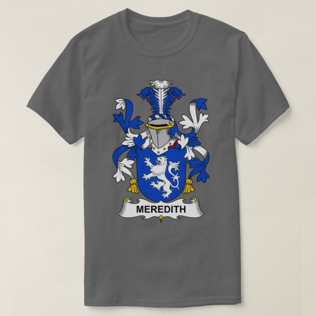 Meredith Jackar Arm Family Crest T Shirt (Design framsida)