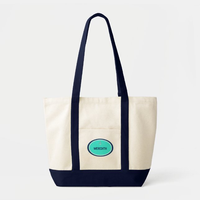 Meredith, New Hampshire Tote Bag Tygkasse (Framsidan)