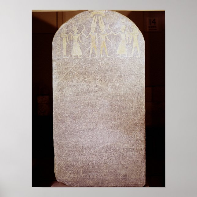 Merenptah, känd som "The Victory stela" Poster (Framsidan)
