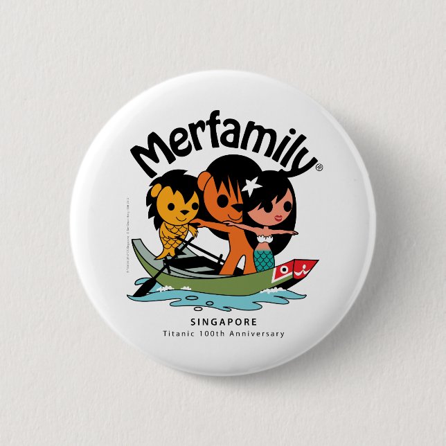 MERFAMILY® Singapore "Titanic KeepVEY" Knapp (Framsida)