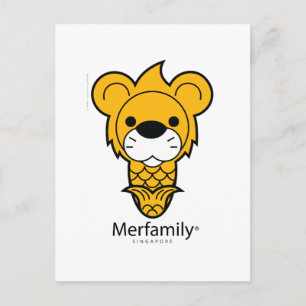 "Merfamily®" SINGAPORE Vykort