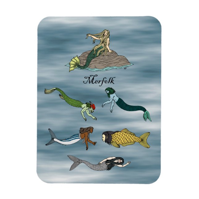 Merfolk Magnet (Vertikal)