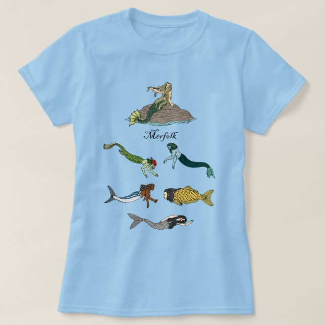 Merfolk T Shirt (Design framsida)