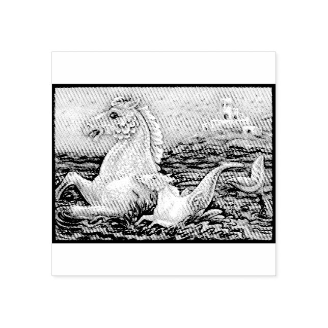 MERHORSE & BABY FANTASY GUBBER FRIMÄRKE STÄMPEL (Tryck)