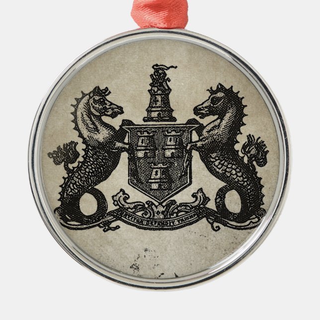 Merhorses Julgransprydnad Metall (Framsidan)