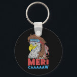 Meri-caaaaw - Eagle Mullet 4:e juli USA Nyckelring<br><div class="desc">Meri-caaaaw - Eagle Mullet 4 juli USA American Flagga 1</div>