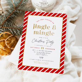 MERI Festive Helgdag Jingle Mingle jul Party Inbjudningar