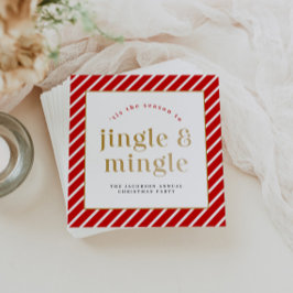 MERI Festive Helgdag Jingle Mingle jul Party Pappersservett