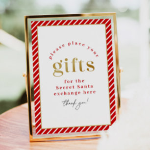 MERI jul Party Secret Santa Gift Exchange Poster