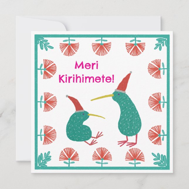 Meri Kirihimete! Julkort (Framsida)