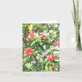 MERI KIRIHIMETE MAORI GOD JUL NEW ZEALAND KIWI HELGKORT