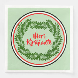 Meri Kirihimete Maori God jul Pappersservett
