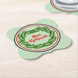 Meri Kirihimete Maori God Jul Underlägg Papper