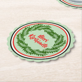 Meri Kirihimete Maori God jul Underlägg Papper
