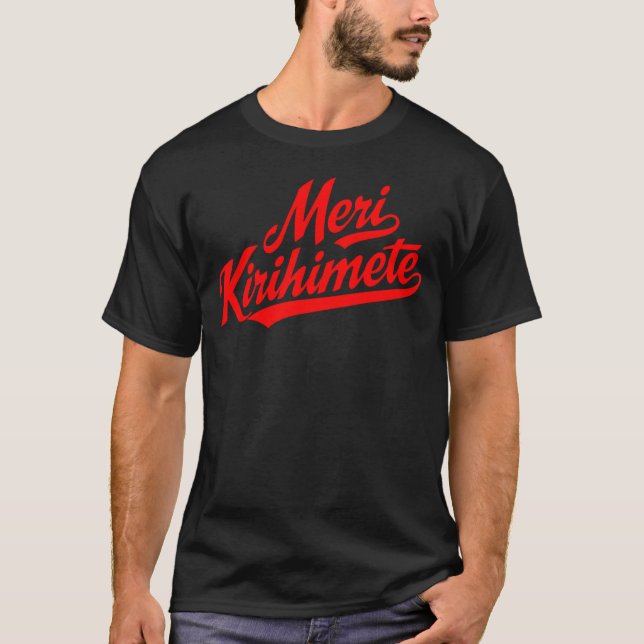 Meri Kirihimete T-Shirt (Framsida)