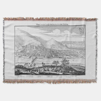 MERIAN: Heidelberg slott och gammal stad (1620) Mysfilt
