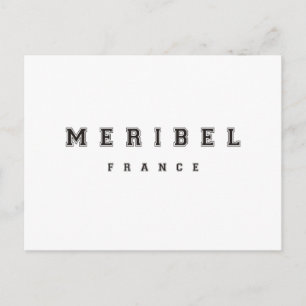 Meribel Frankrike Vykort