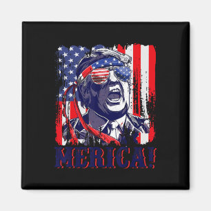 Merica 4:e juli Amerikanska Flagga Murica merica G Magnet