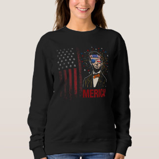 Merica 4:e juli Manar Amerikanska Flagga USA Sungl T Shirt