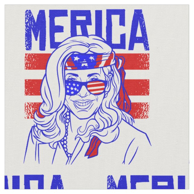 merica 4th july kamala harris tyg (Närbild)