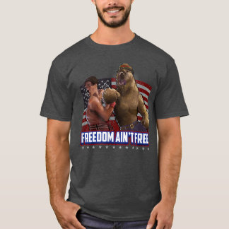 Merica Bear's KO for Liberty USA America Freedom T Shirt