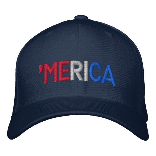 "merica broderad keps (Framsida)