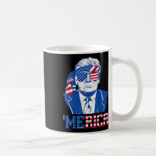 Merica Donald Trump - Lustig trump 4:e juli Amer Kaffemugg