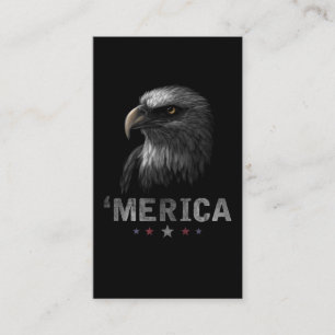 Merica Eagle 4:e juli USA Patriotic Visitkort
