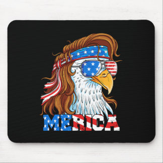 Merica Eagle Mullet 4 juli Amerikansk Flagga Usa Musmatta
