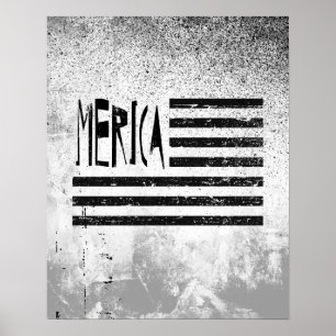 Merica Flagga Poster