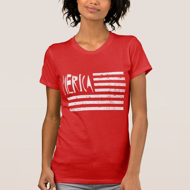 Merica flagga t-shirt (Framsida)